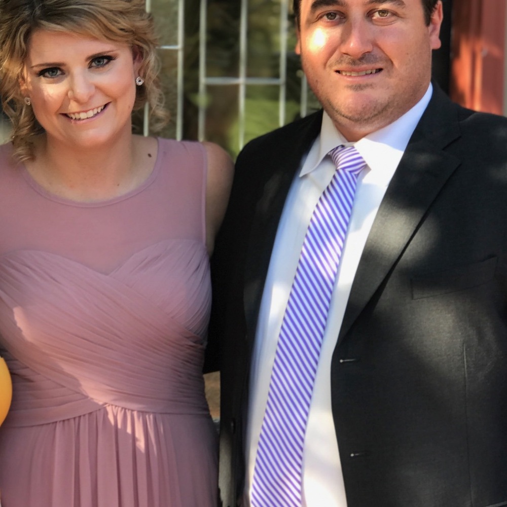 Blush Pink Formal Floor-length Dress